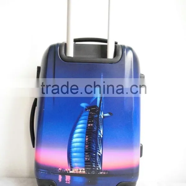 Printed DUBAI Tower ABS+PC Trolley Luggage Case photo-2