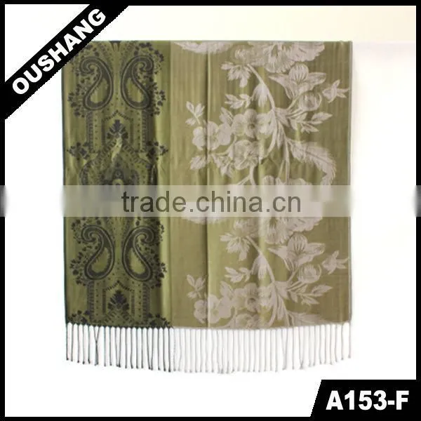 A153-F New Arrival Paisley Jacquard Scarf