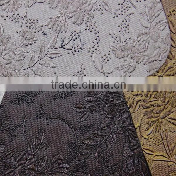 Semi PU Leather Material for Upholstery Sofa and Furniture Usage