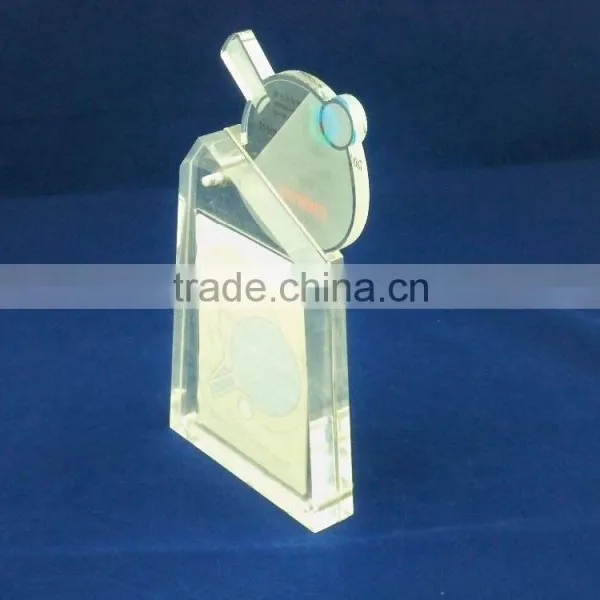 Custom Table Tennis/ Badminton Award Trophy for Wholesale photo-4