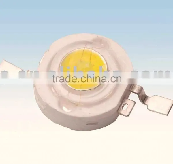 3W high power led,160-180lm,forward current 750ma,forward voltage 3.2-3.8V,warm white color;epistar(taiwan)led chip