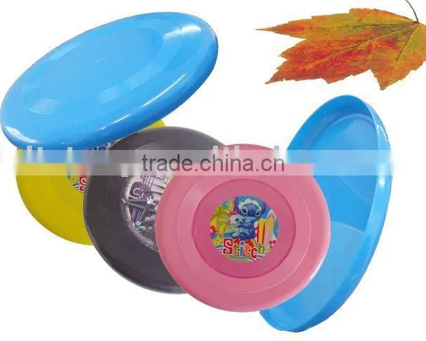 Plastic flying disk