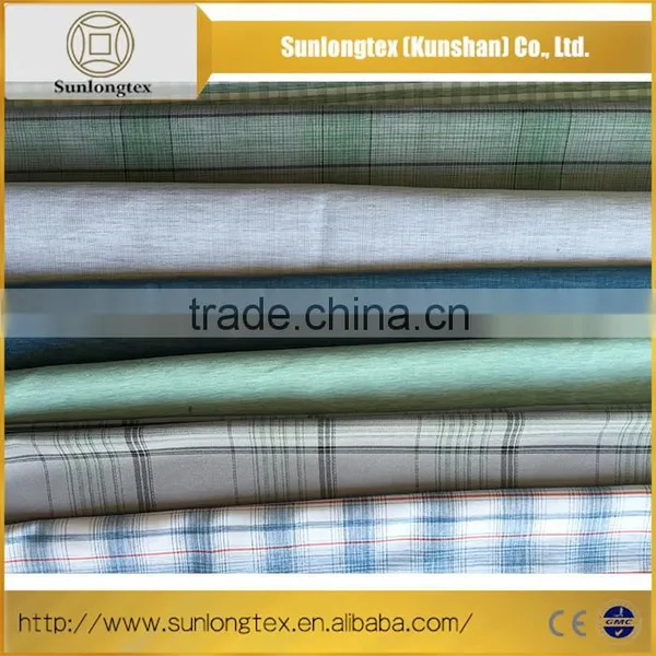 New Style Low Cost 100%polyester Shirt Fabric photo-4