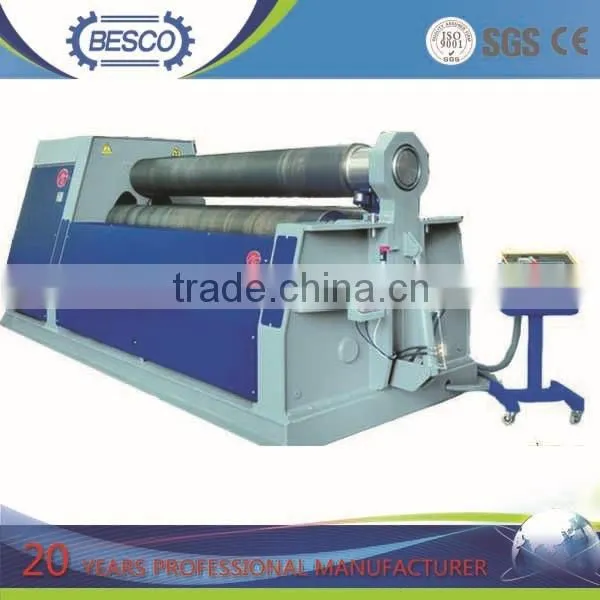 W12 hydraulic plate rolling machine price , iron sheet 4 roller rolling machine , sheet roller machine