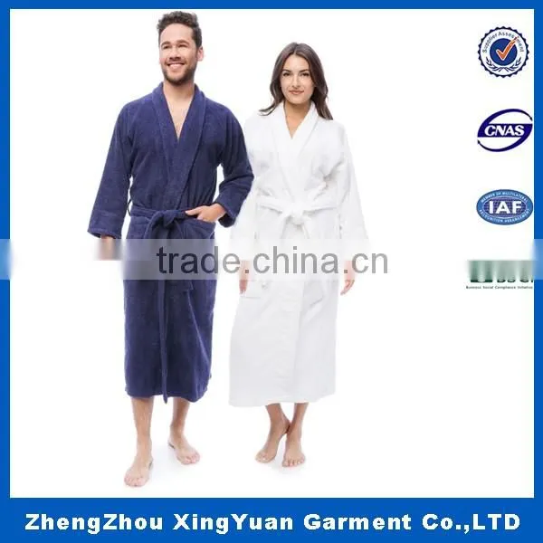 Cheap Wholesale Sex Kimono Cotton Waffle Bath Robe for Women photo-3