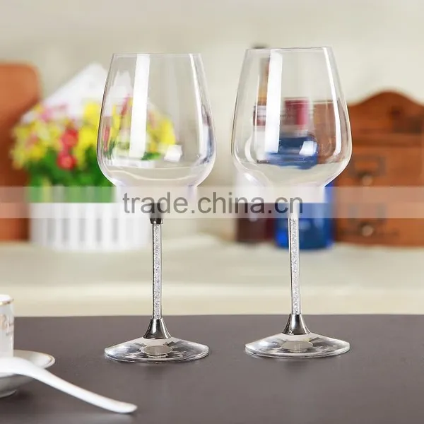 Glassware Factory Wholesale Bar Crystal Luxury Wine Glass photo-5