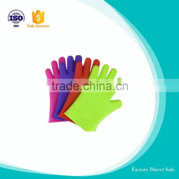 Fireproof 100% Food Grade Silicone Kitchenware Oven Usage Gloves BBQ Silicone Gloves photo-2