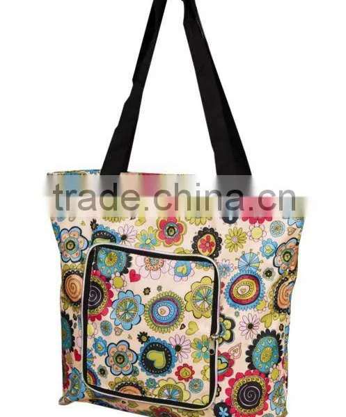 210D Suprior Quality Polyester Foldable Shopping Bag photo-3