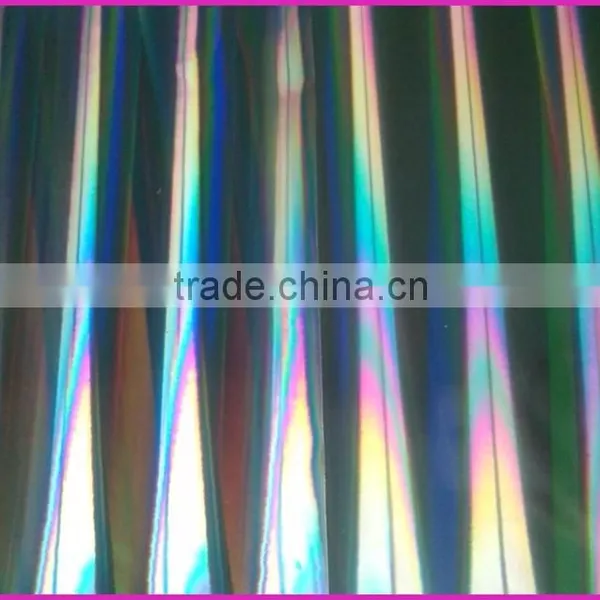 Custom BOPP Hologram Thermal Lamiantion Film With Pillar of Light Pattern