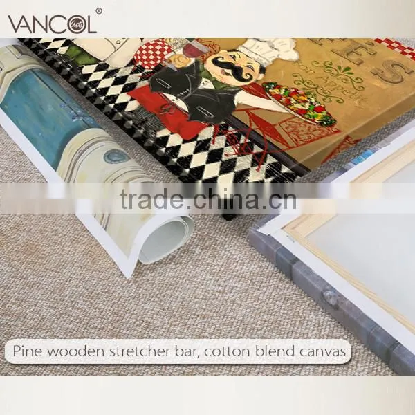 Double Fat Cook Painting Canvas,canvas Printing for Fat Cook photo-5