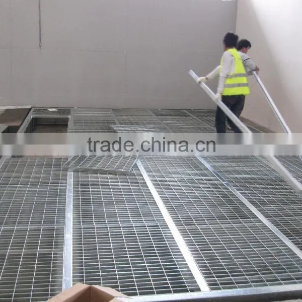 JF Steel Grid Floor Suspended Steel Floor Stainless Steel Floor Trap Cover photo-2