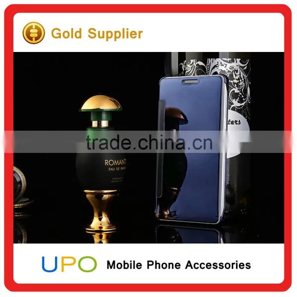 [UPO] 2016 New Luxury Smart Flip Slim View Electroplating Mirror Hard Clear Transparent Case For Samsung Galaxy A5 photo-3