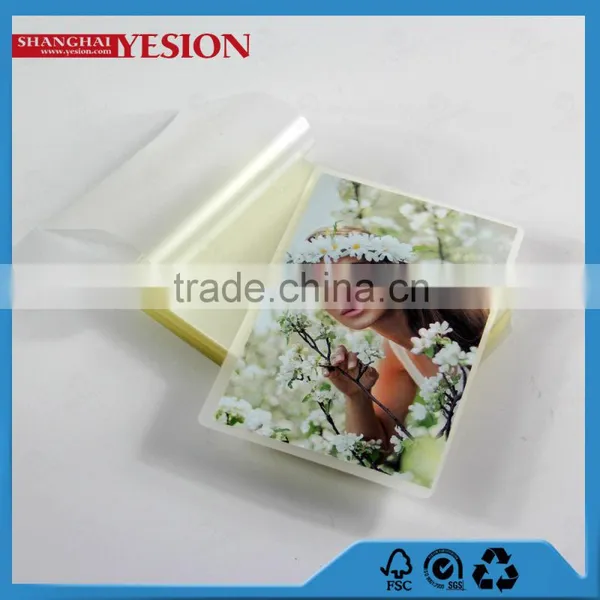 Yesion Glossy Laminating Film Pouch, EVA+PET Transparent Laminating Film For Cards