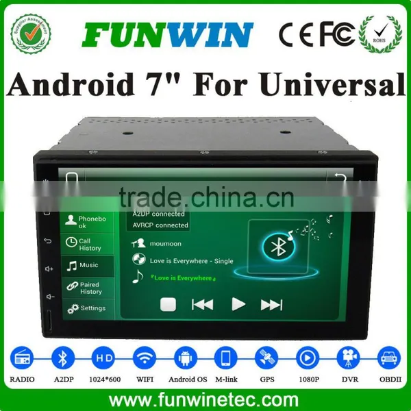 7" 2 Din Android Car Dvd Player for Universal With Car Gps Navigation Multimedia System Radio Bluetooth Support Mirror Link photo-3