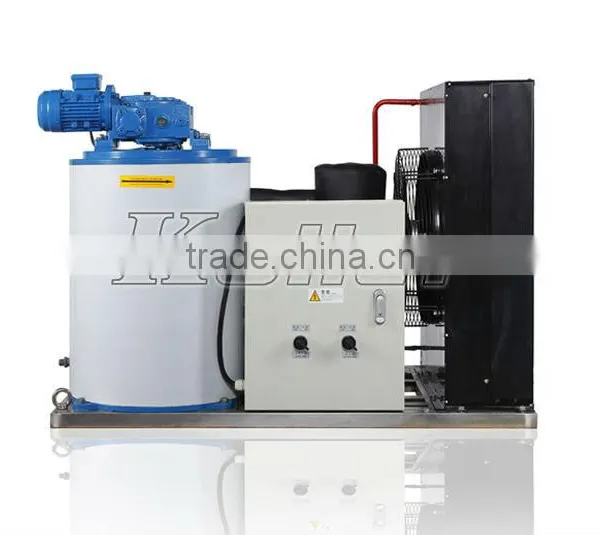 2016 New Design 1ton/day Flake Dry Ice Machine With Ice Bin for Fishing Equipment KP10 photo-2