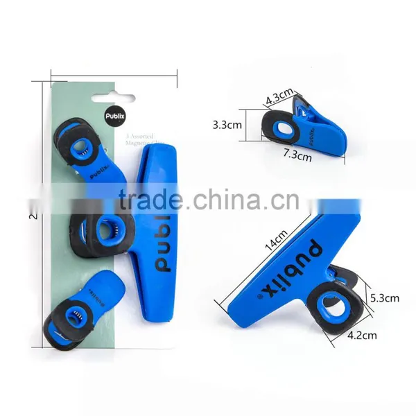 3 Assorted Magnetic Clips