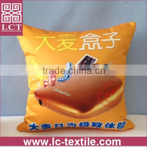 Supply Any Design is ok for HD Printing Cheap Polyester Digital Print Cushion for Promotional Activity(LCTP0083)