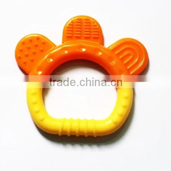 2015 Safety Baby Chew Toy Silicone Water Ring Shape Infant Fruit Teether photo-2