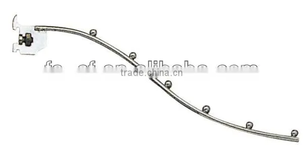 E06 Chrome Metal Display Hook for Clothes