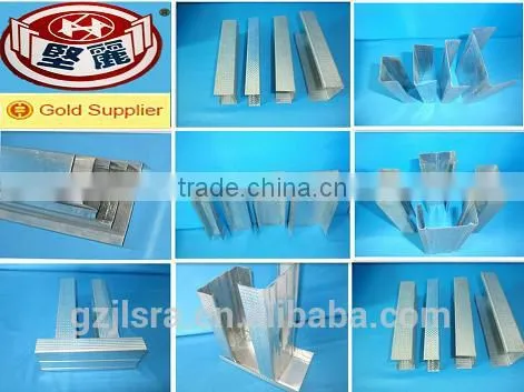 Stainless Gauge Galvanized Light Steel Studs and Runners in Langfang