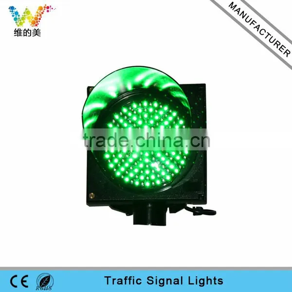New Design Road Safety 200mm Green LED Mini Traffic Signal Light