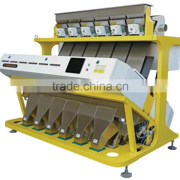 2017 VSEE Latest Technology High Quality 5000+ Pixels RGB Parboiled Rice Optical Color Sorting Machine photo-3
