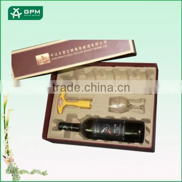 Biodegradable Cheap Paper Wine Glass Holder Tray photo-2