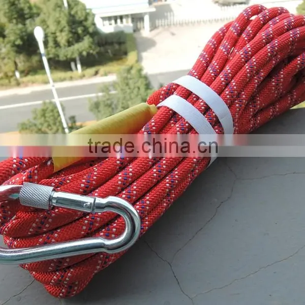 PP Polyester Nylon Double Braided Climbing Rope photo-4