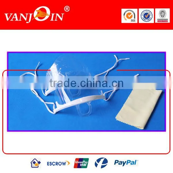Clear Transparent Sanitary Mask With PERMANENT & DOUBLE SIDED Anti-Fog Shield photo-5