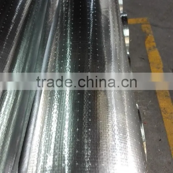 Perforated Double Sided Aluminum Foil Woven Fabric of Radiant Barrier photo-2