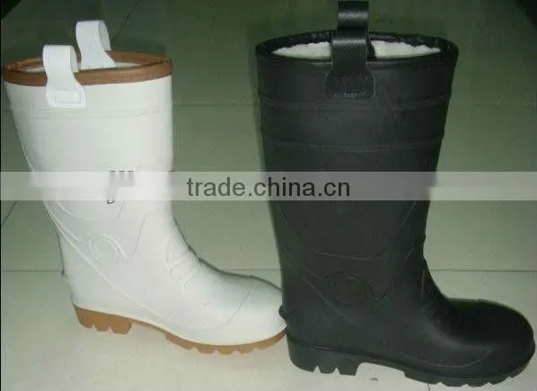 With the Handle of Cotton Pvc Boots photo-5