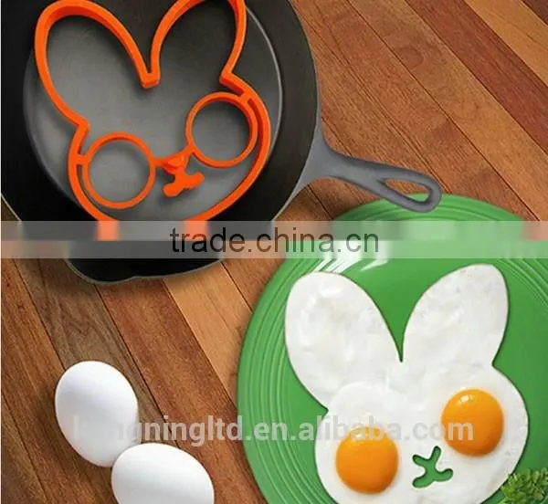 Silicone Pancake Egg Ring Mold Shaper Penguin Pumpkin Rabbit Owl Sunshine Custom Styles OEM ODM photo-2