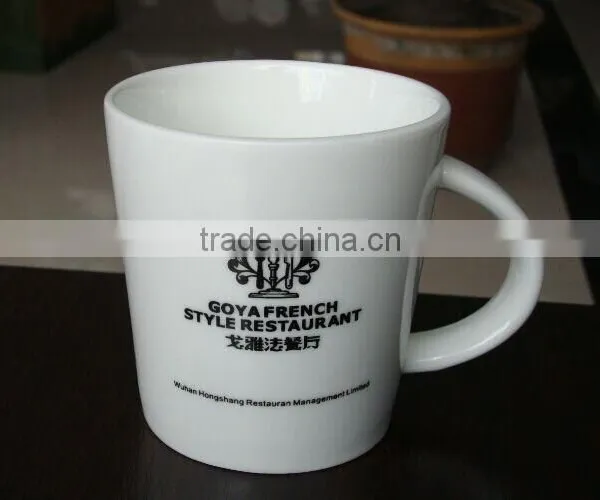 10oz Standard Size Porcelain Cup With Handle photo-4