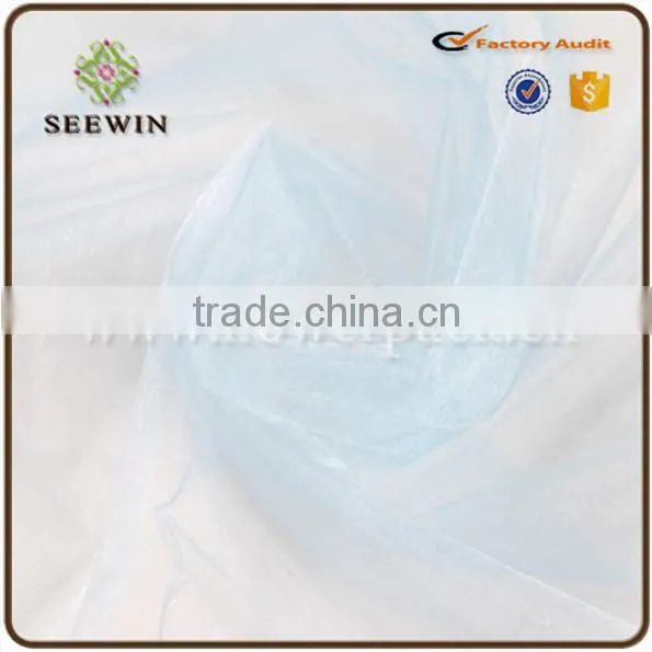 Beautiful Party Decoration/beautiful Colorful Fabric Printing Organza Fabric photo-3