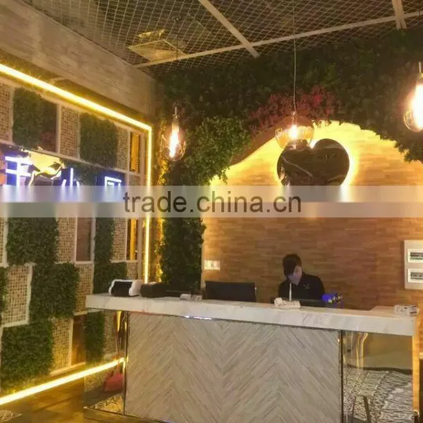 Artificial Leaf Wall Interior Decor New Product Verticial Green Wall photo-3