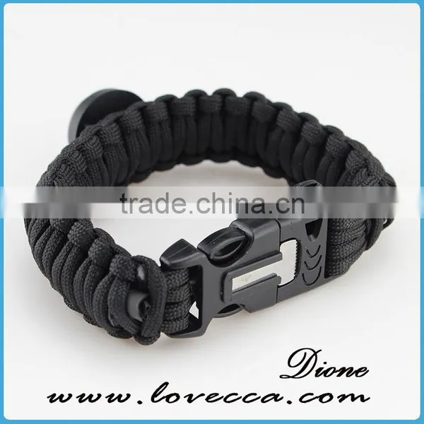 25cm Length Can Laser Team Logo Paracord Compass Bracelet photo-3