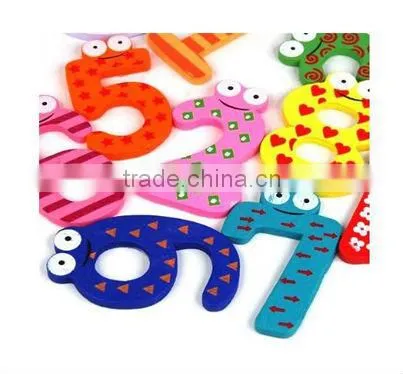 Digital Wooden Educational Fridge Magnets for Kids Toys photo-4
