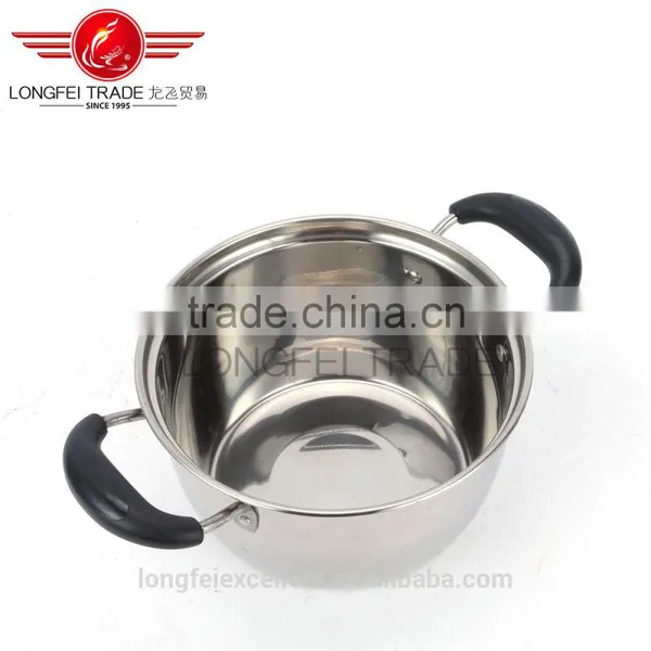 Insulation Handle High Quality Houseware Cheap Stainless Steel Cooking Pot Set/camping Pot photo-4