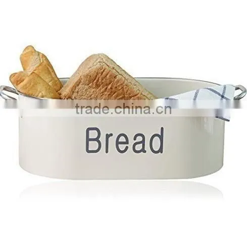 Bright Color Vintage Metal Bread Storage Box/Bread Canister/Metal Bread Tin photo-6