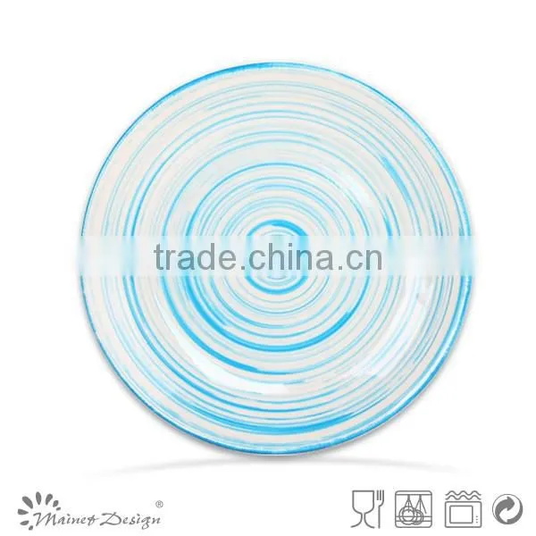 Colorful Dinnerware Set Ceramic Dinner Set Blue Color High Quality Dinner Set for 4 Person photo-3