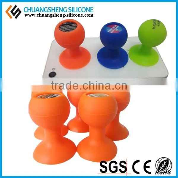 Round Head Octopus Head Silicone Mobile Phone Holder photo-4