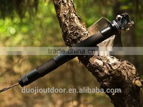 New Function Multi-function Compact Emergency Gear With Shovel Hoe Knife Fire Starter photo-5
