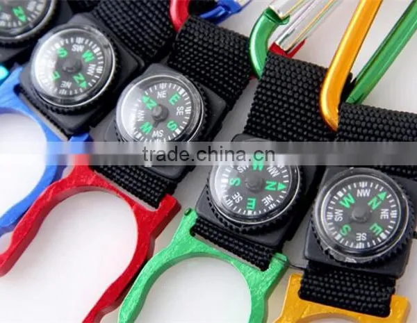 Wholesale Colorful Detachable Lanyard Strap Carabiner With Compass photo-5