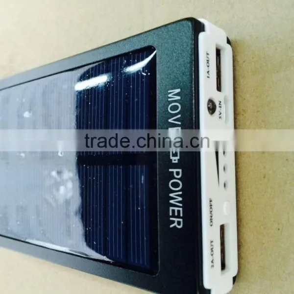 High Quality Solar Power Bank Capacity 10000mAh With AC Charger and USB Cord for Mobile Phones and USB Devicecs photo-3