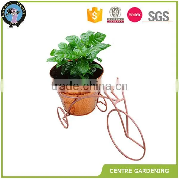 Indoor Wrought Iron for Wedding Bicycle Flower Stand photo-2