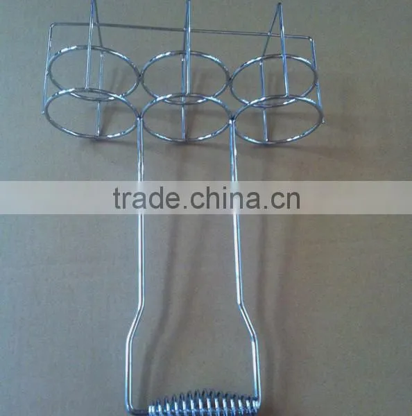 Wine Bottle Rack With Chrome Plating photo-3
