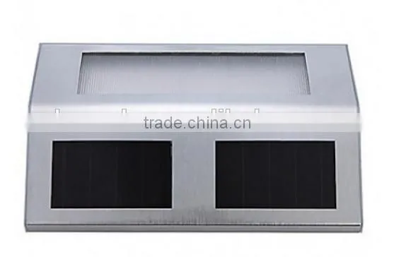 Waterproof Solar Power Night Lights,2pcs LED Stair Light,solar Outdoor Night Light photo-2