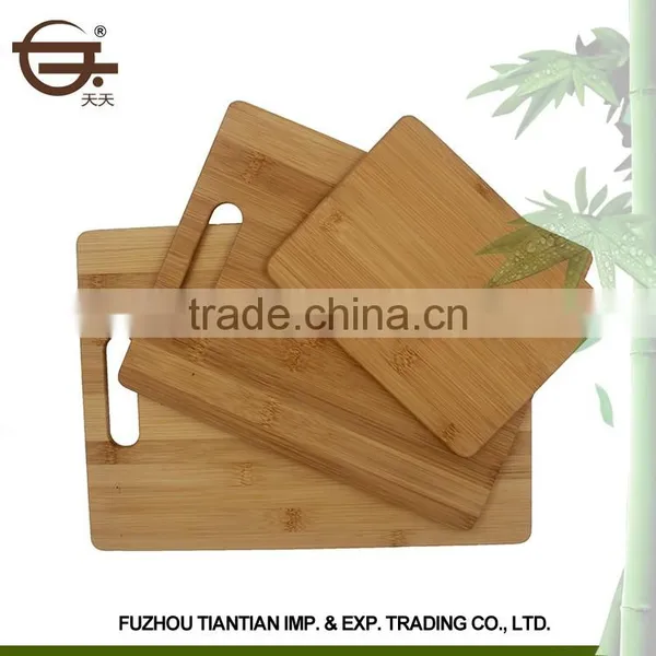 Wholesale Various Size Eco-friendly Square Bamboo Meat Bamboo Cutting Board photo-3