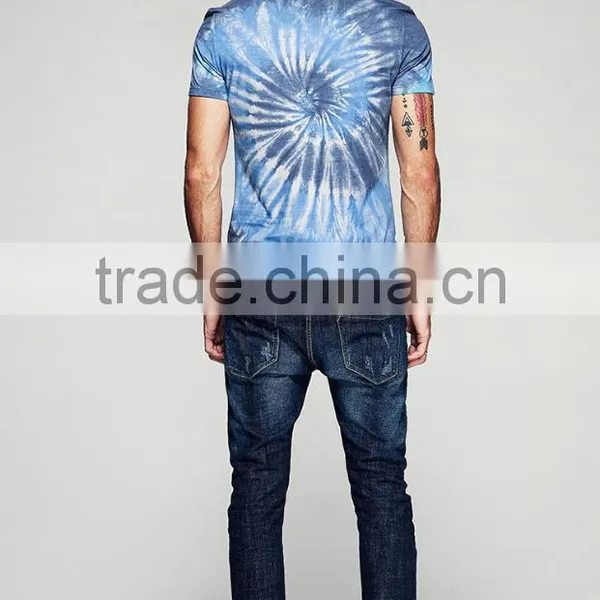 Men Tie Dye T-shirt ,cotton T-shirt, Summer Shirt,customized photo-2