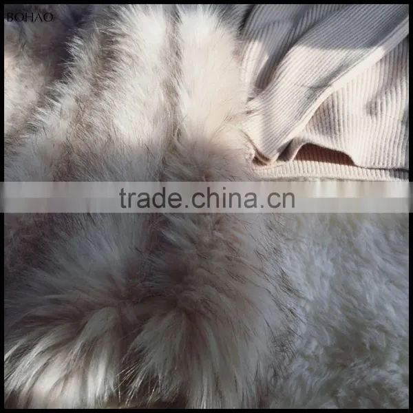 Russian Style Winter Raccoon Knitted Fur Vest With Hood photo-6